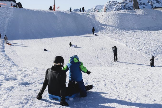 Piste de luge à l’Alpette